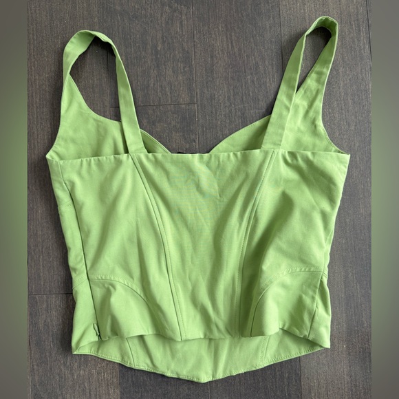 Zara Green Corset Top - Picture 3 of 3